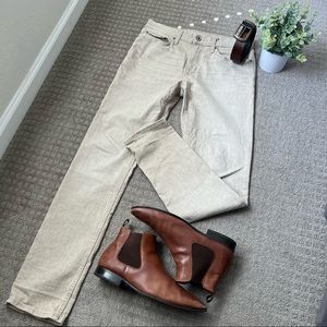 Like New!! Men’s 32x32 Slim Fit Light Khaki Jeans